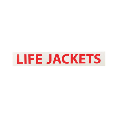 Life Jacket Sticker