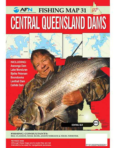 Central Qld Dams Map