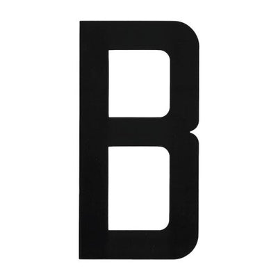 Boat Rego Letter 200mm (8 Inch) Black Pair