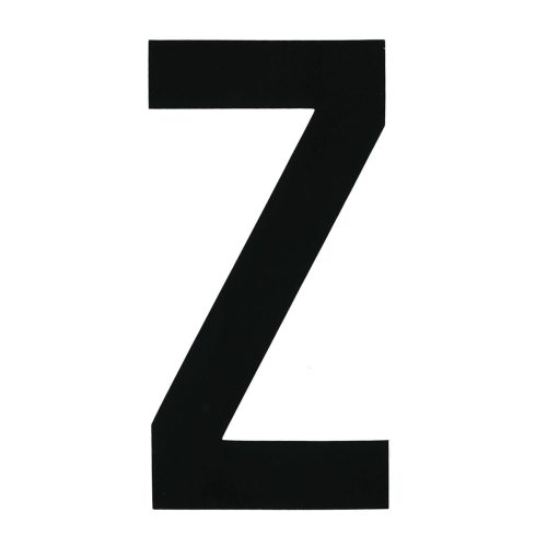 Boat Rego Letter 200mm (8 Inch) Black Pair