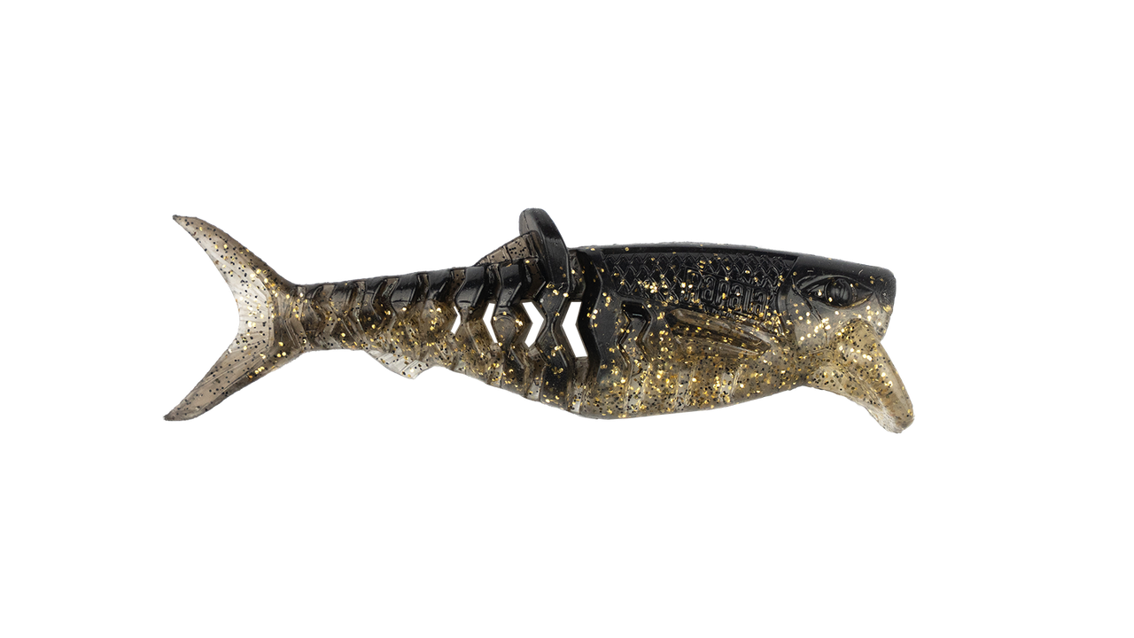 Rapala Crush City Infiltrator 5 Inch Soft Plastic Lure [cl:black Gold]