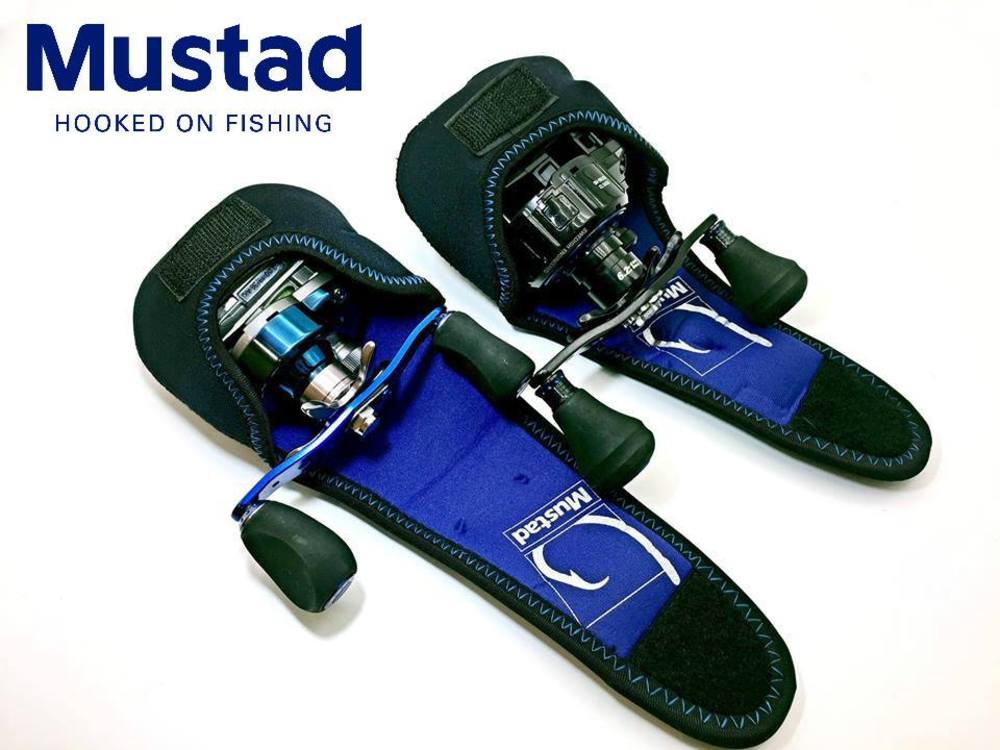 Mustad Neoprene Reel Pouch [sz:spin Large]