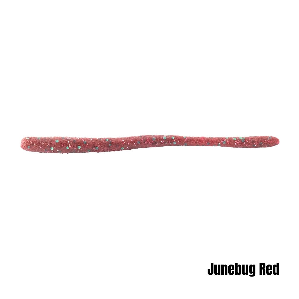 Berkley Powerbait 3.6 Inch Max Scent D-worm Soft Plastic Lure [cl:junebug Red]