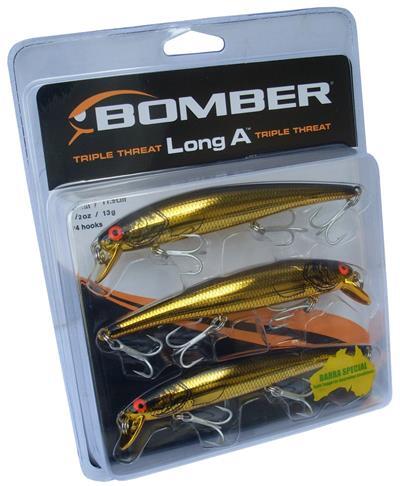 Bomber Long A Lure Pack [cl:06p7 - Gold]