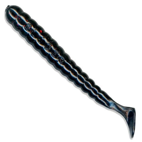 Slider 3 Inch Grub Soft Plastic [cl:black/red Flake]