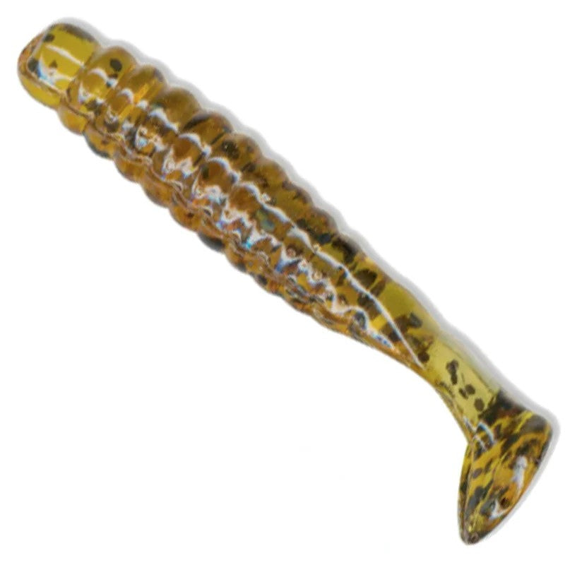 Slider 3 Inch Grub Soft Plastic [cl:pumpkin Black Flake]