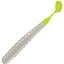 Slider 3 Inch Grub Soft Plastic [cl:pearl Chartreuse Tail]