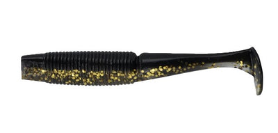 Daiwa Bait Junkie 2.5 Inch Minnow Soft Plastic Lure [cl:#29 Black & Gold]