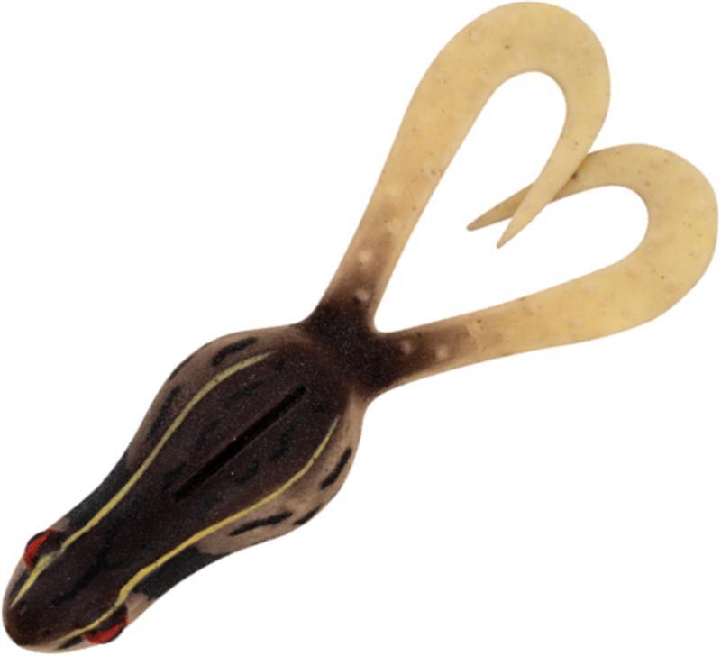 Daiwa Bait Junkie 3.2 Inch Kicker Curly [cl:#49 Dark Amagaeru]