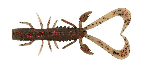 Daiwa Bait Junkie 3 Inch Risky Critter Soft Plastic Lure [cl:#25 Mud Blood Uv]