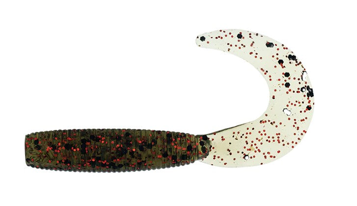 Daiwa Bait Junkie 2.5 Inch Grub Soft Plastic Lure [cl:#70 Watermelon Red]