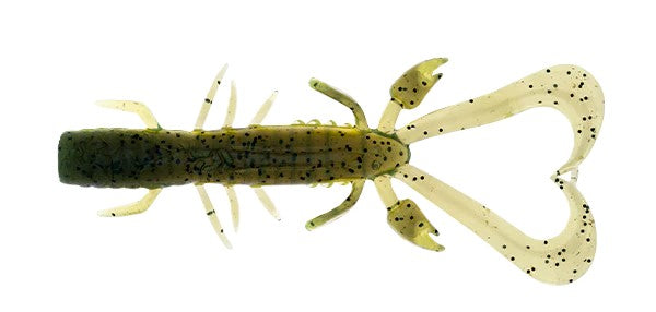 Daiwa Bait Junkie 3 Inch Risky Critter Soft Plastic Lure [cl:#53 Olive Oil Uv]