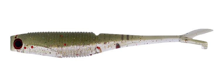 Daiwa Bait Junkie 2.95 Inch Flick Soft Plastic Lure [cl:#58 Red Herring]