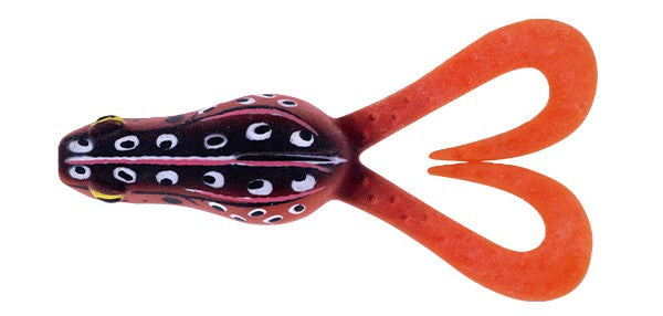 Daiwa Bait Junkie 4.25 Inch Kicker Curly Soft Plastic Lure [cl:#47 Mud Brown]