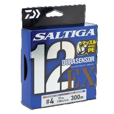 Saltiga 12 Ex Si3+ Daiwa 400m Multi Colour Braid [sz:pe 8 / 118lb]