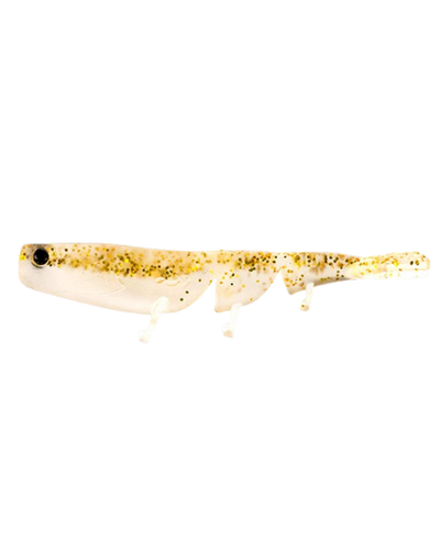 Daiwa Bait Junkie 2.35 Inch Prawn [cl:clear Gold]