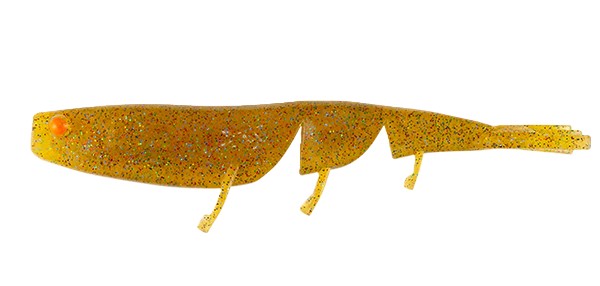 Daiwa Bait Junkie 5 Inch Prawn Soft Plastic Lure [cl:bloodworm Uv]