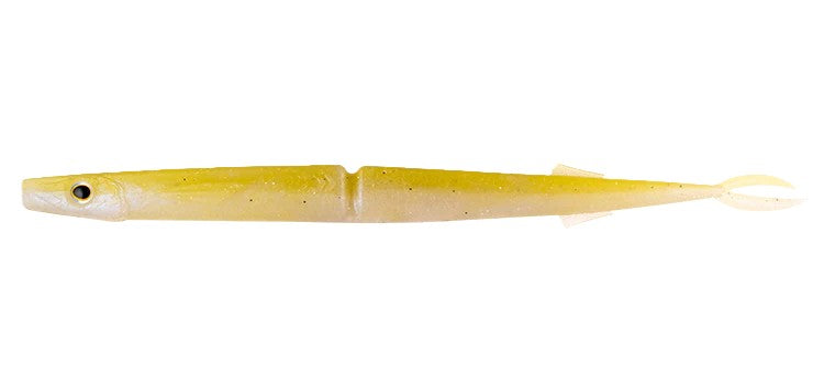 Daiwa Bait Junkie 10 Inch Gar Soft Plastic Lure [cl:#44 Lemon Pearl]