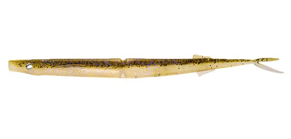 Daiwa Bait Junkie 6.5 Inch Gar Soft Plastic Lure [cl:electric Shad]