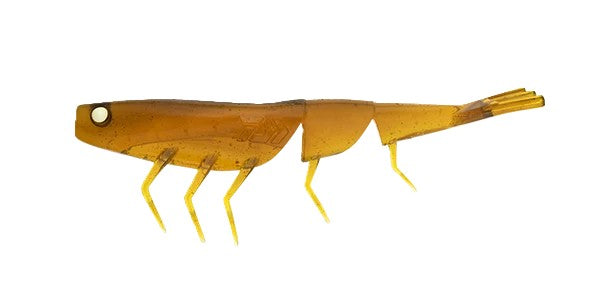 Daiwa Bait Junkie 4 Inch Prawn Soft Plastic Lure [cl:#1 Motor Oil Uv]