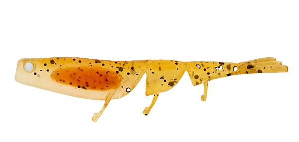 Daiwa Bait Junkie 2.35 Inch Prawn Soft Plastic Lure [cl:#84 Espresso Uv]