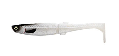 Daiwa Bait Junkie 8.5 Inch Megaminnow Soft Plastic Lure [cl:#37 White Magic]