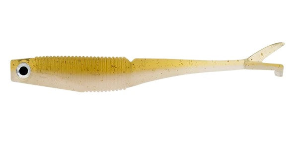 Daiwa Bait Junkie 2.95 Inch Flick Soft Plastic Lure [cl:#86 Ghost Oil]