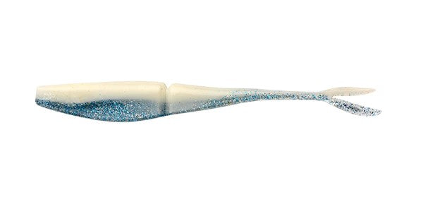 Daiwa Bait Junkie 7 Inch Jerkshad Soft Plastic Lure [cl:#7 Whitewash Glow]