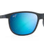 Maui Jim Lele Kawa (dragons Teeth) Sunglasses [cl:blue/dark Navy Stripe - B]