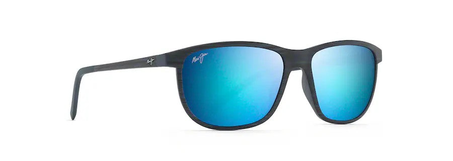 Maui Jim Lele Kawa (dragons Teeth) Sunglasses [cl:blue/dark Navy Stripe - B]