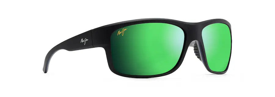 Maui Jim Southern Cross Sunglasses [cl:soft Black - Green Mirror]