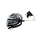 Bassman Buzzbait Mini 1/8oz Lure [cl:#17 Black With Blue Fleck]