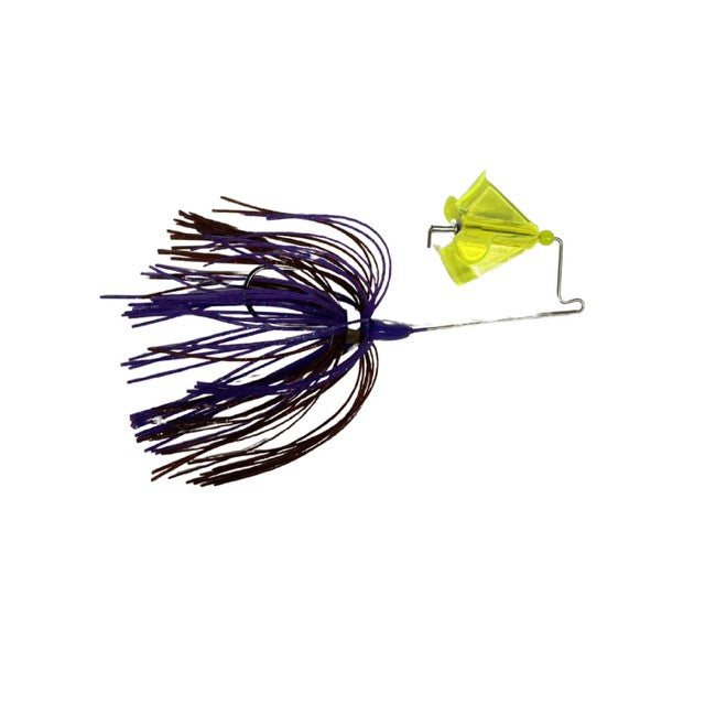 Bassman Buzzbait Mini 1/8oz Lure [cl:#41 Brown/black Blue Flec]