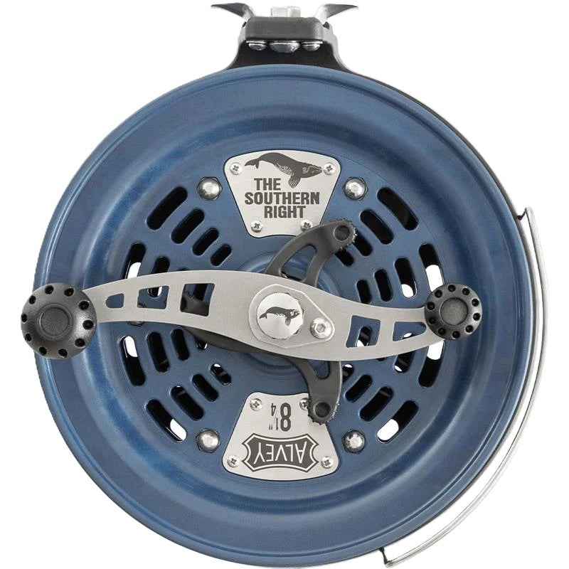 Alvey Captain Series The Southern Right 8 1/4 Inch Reel - Ocean Blue 