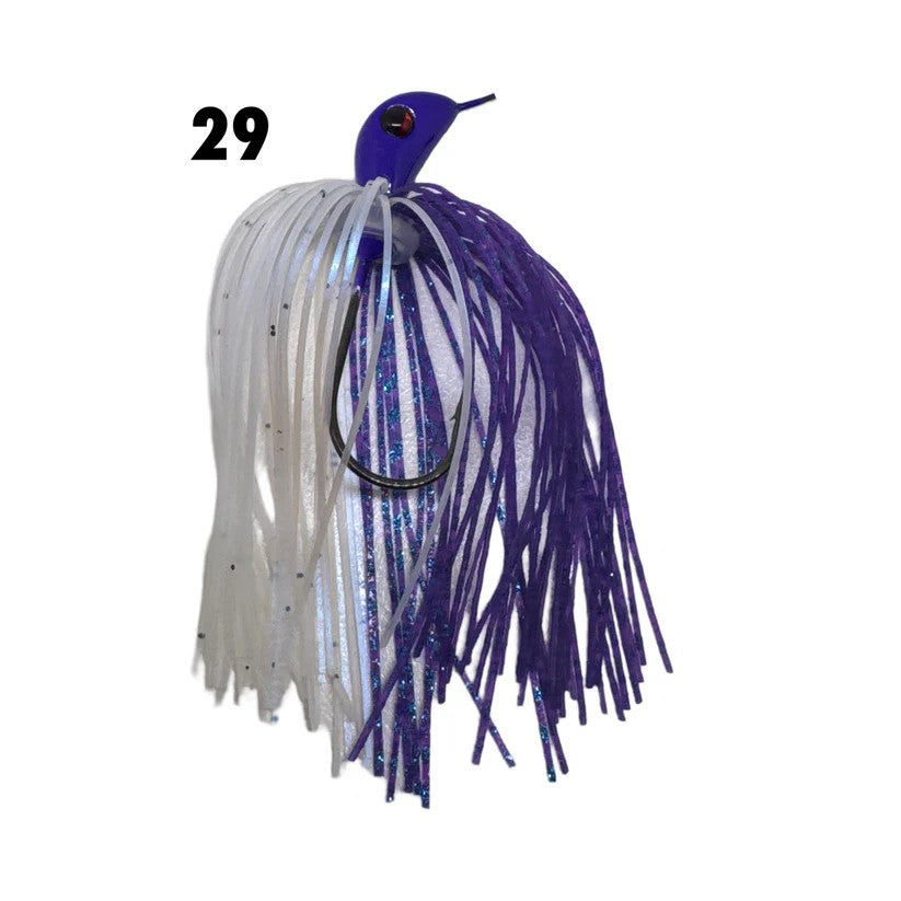 Spin Wright 1/4oz Spinnerbait Tandem [cl:#29 Purple & Clear]