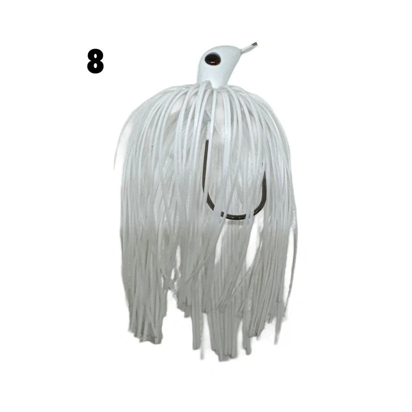 Spin Wright 3/8oz Spinnerbait Tandem [cl:#8 White]
