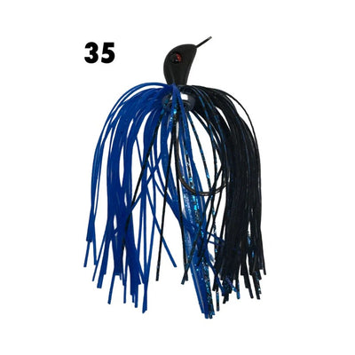 Spin Wright 3/8oz Spinnerbait Tandem [cl:#35 Blue & Black]