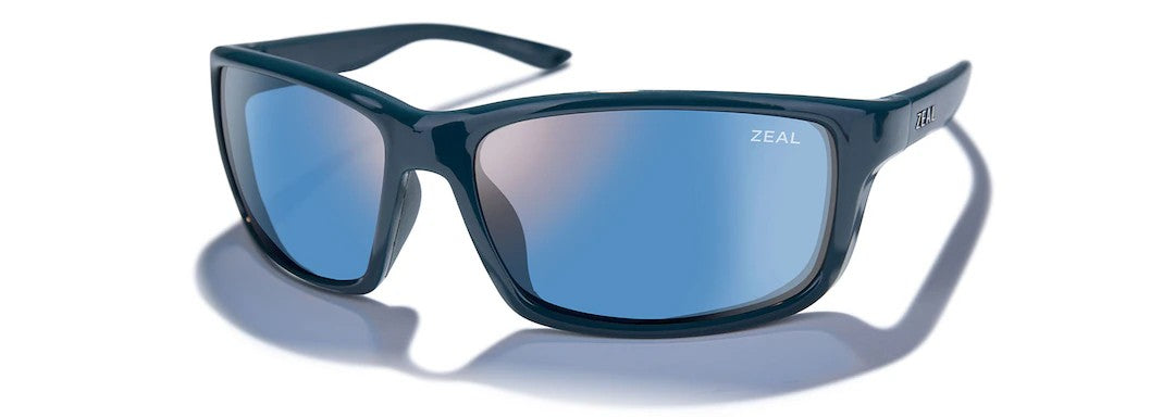 Zeal Confluence Polarised Sunglasses [frame:shiny Ocean Blue Lens:horizon Blue]
