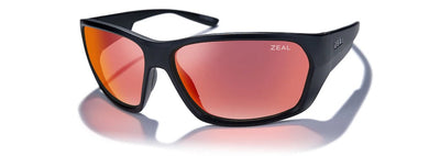 Zeal Caddis Polarised Sunglasses [frame:matte Black Lens:ellume Phoenix Mirror]