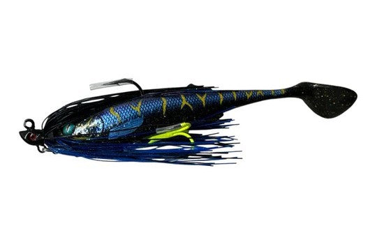 Bassman Mft 1/2oz Swimjig Lure [cl:cosmo Blue]