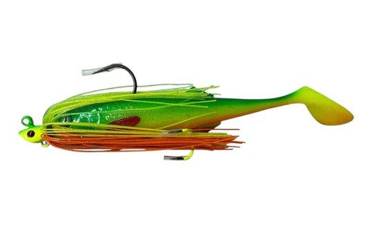 Bassman Mft 1/2oz Swimjig Lure [cl:yellow Lime]