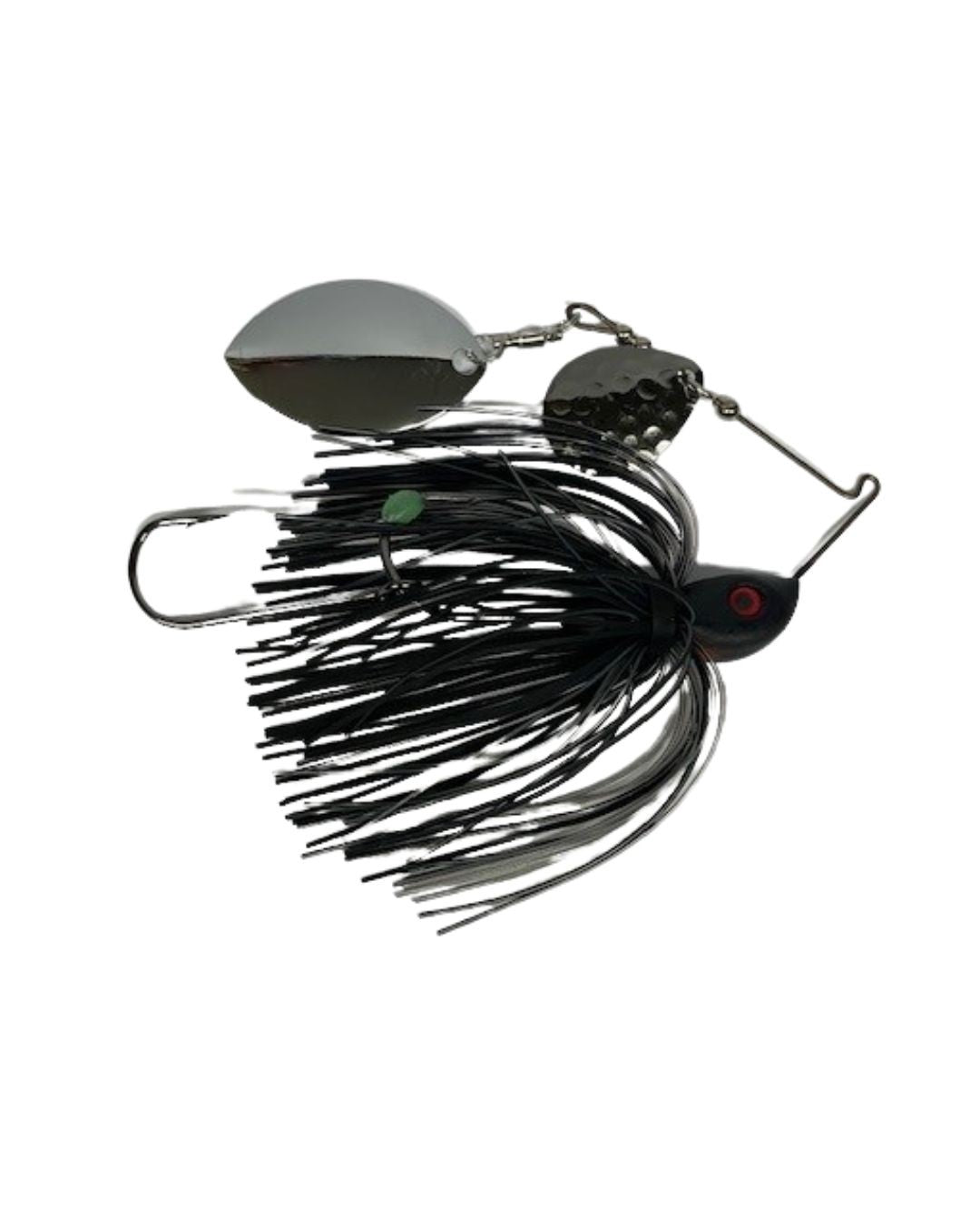 Bassman Carls Compact 5/8oz Spinnerbait [cl:m10 Matte Black]