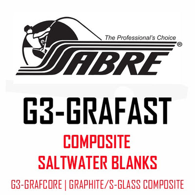 Sabre G3 Graphast Saltwater Blank Tan Rod [mdl:g3-196-7l-t]
