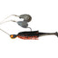 Tt Fishing Tornado + Twin Spin Rigged 3/4oz Spinnerbait [cl:orange Nightmare]