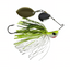 Bassman Shorty Compact Mag Willow 5/8oz Spinnerbait [cl:s4 White / Chart Back]