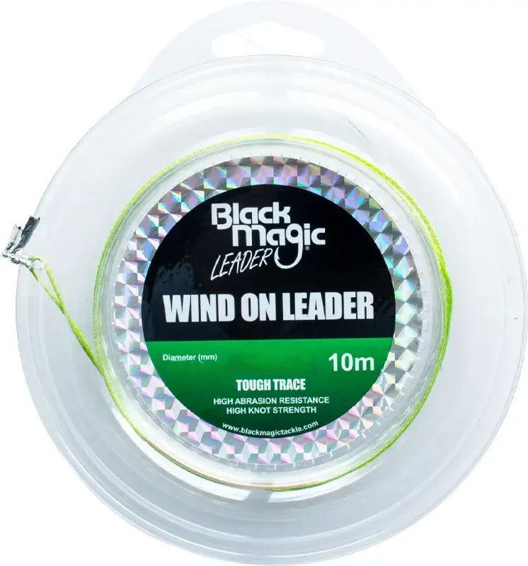 Black Magic Wind On Leader Tough Trace Mono [sz:60lb - 10m - 0.70mm]