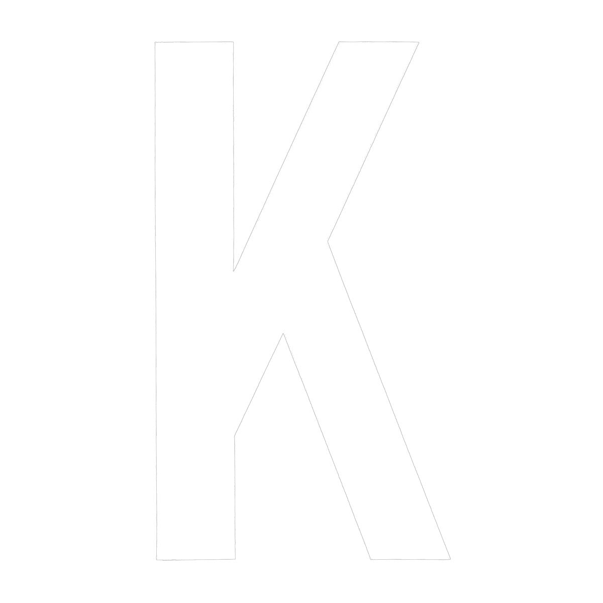 Boat Rego Letter 200mm (8 Inch) White Pair [mdl:k]