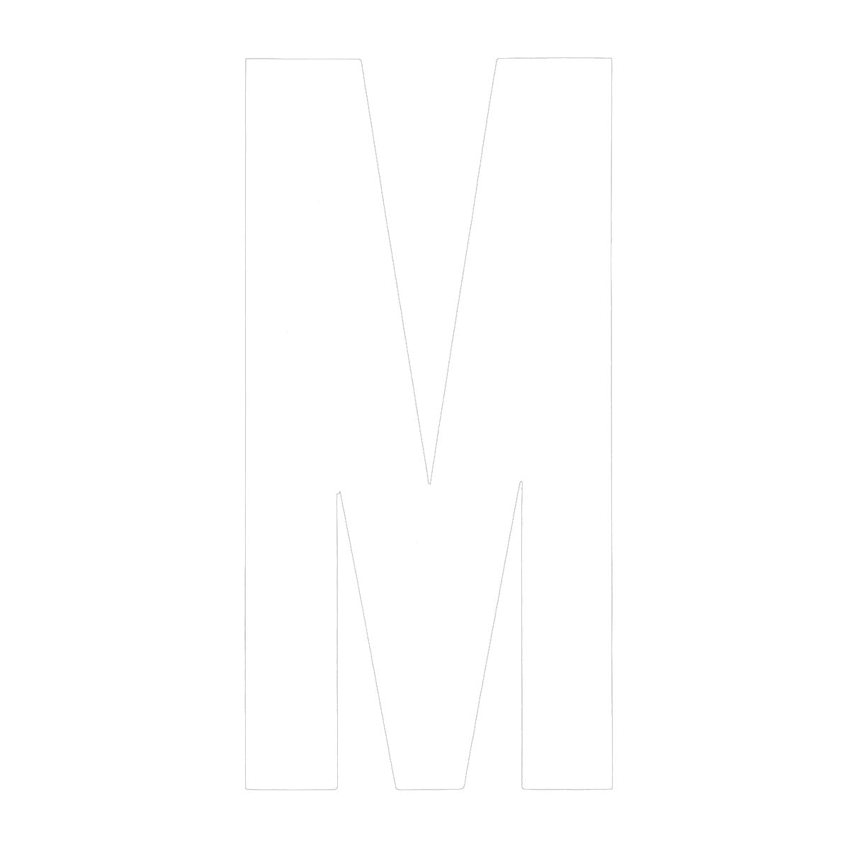 Boat Rego Letter 200mm (8 Inch) White Pair [mdl:m]