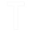 Boat Rego Letter 200mm (8 Inch) White Pair [mdl:t]