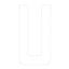 Boat Rego Letter 200mm (8 Inch) White Pair [mdl:u]